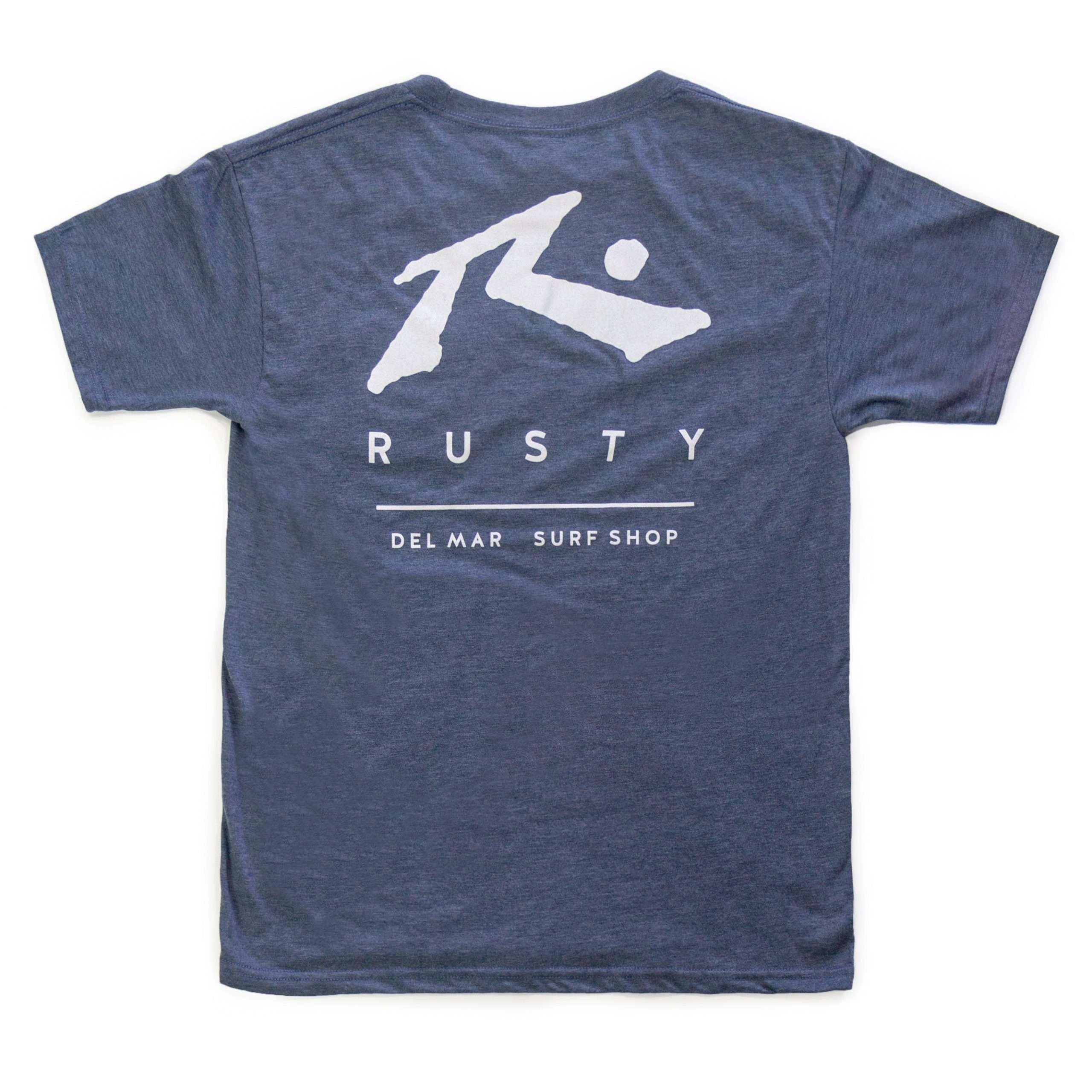 Rusty Del Mar Full Original Navy Heather T-Shirt