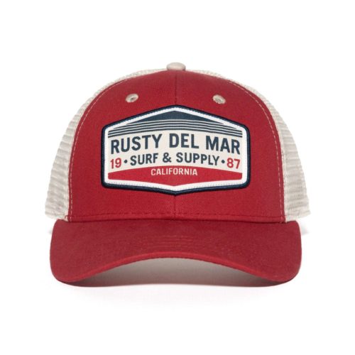Surf and Supply Hat in Red