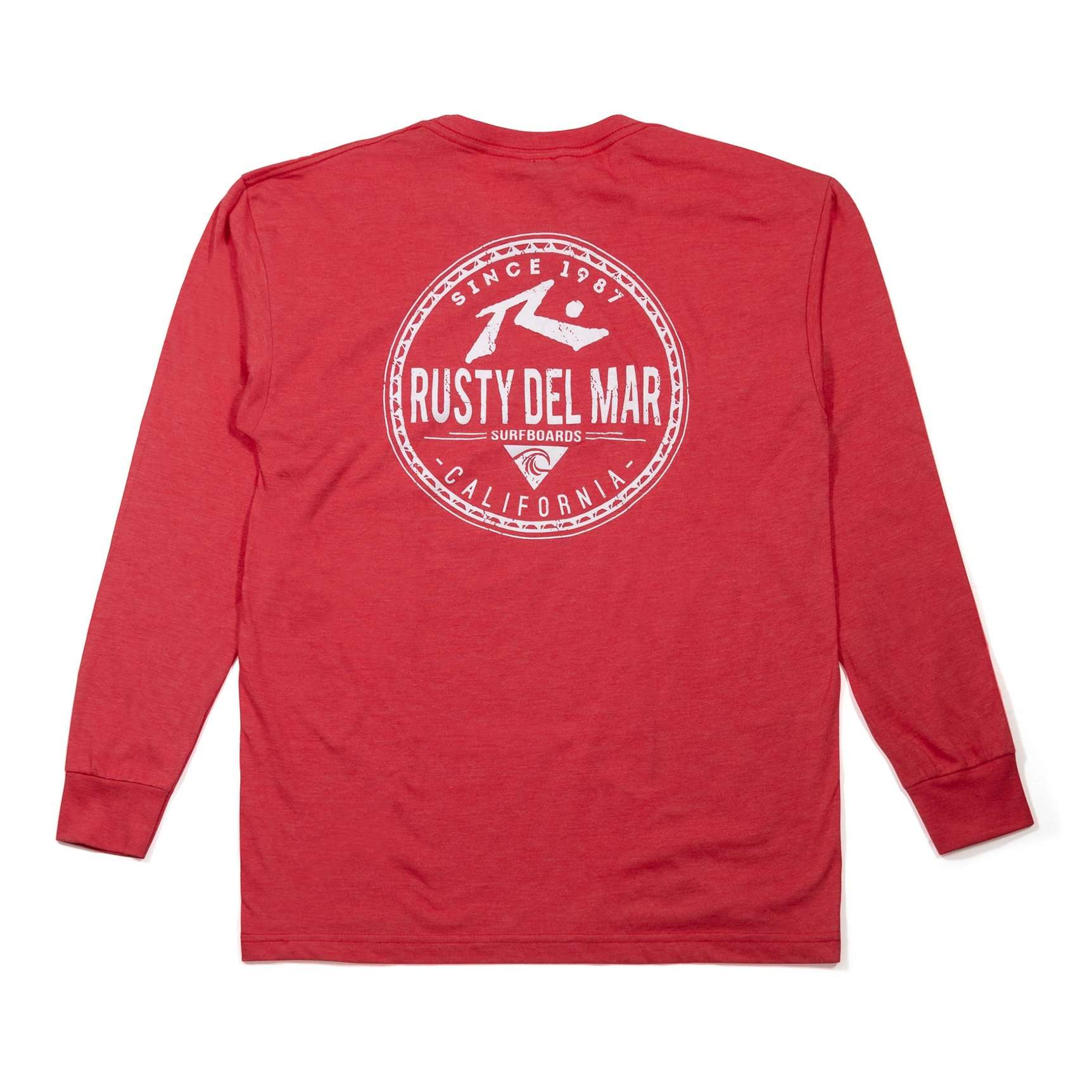 Expedition Del Mar Long Sleeve T-Shirt Red Heather