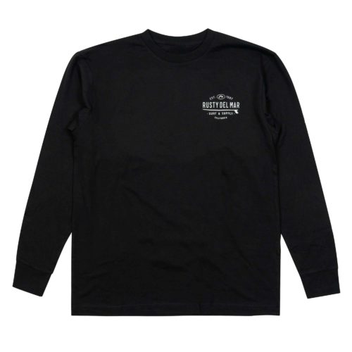 Oval Surf and Supply L/S Black