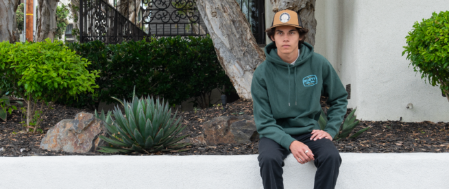 Rusty Del Mar Badge Fleece