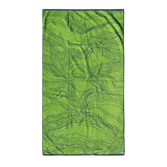 Wave Lines Beach Towel
