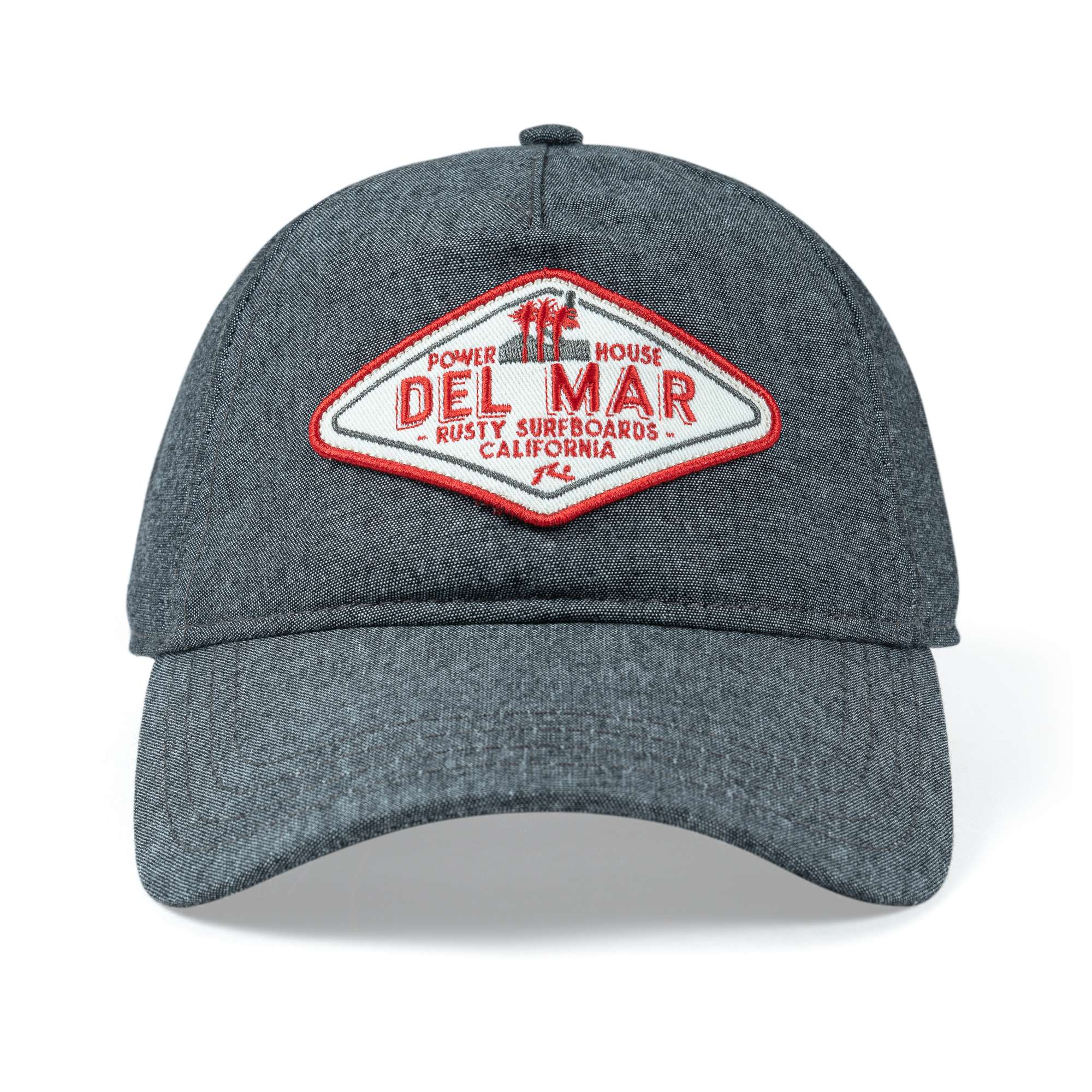 Del Mar Power House Hat - Black Chambray