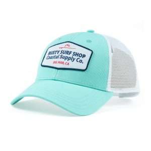 Coastal Supply Co Hat Seafoam White