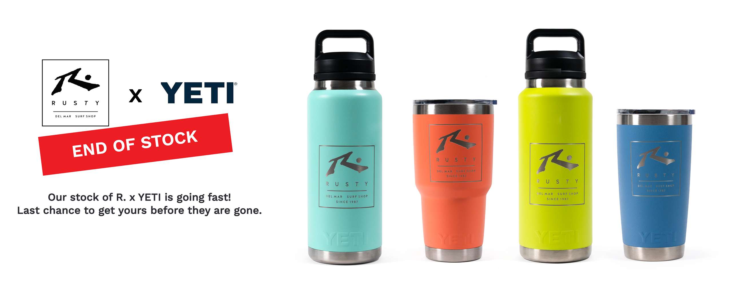 Yeti Coolers and Drinkware