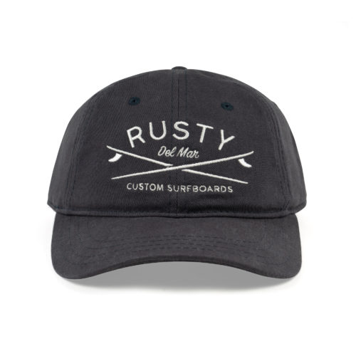 Rusty Del Mar Crossboards Hat in Navy