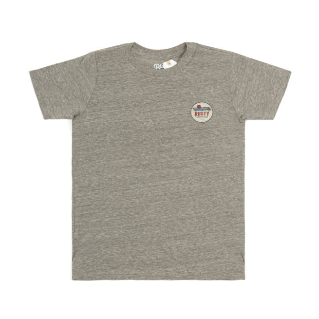 Rusty Del Mar Well Rounded Youth T-Shirt in Heather