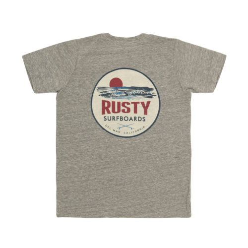 Rusty Del Mar Well Rounded Youth T-Shirt in Heather