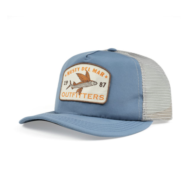 Rusty Del Mar 1987 Flying Fish Outfitters Hat in Slate Steel