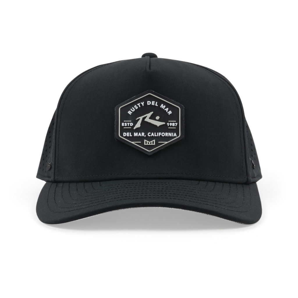 Rusty Del Mar Melin Hat in Black