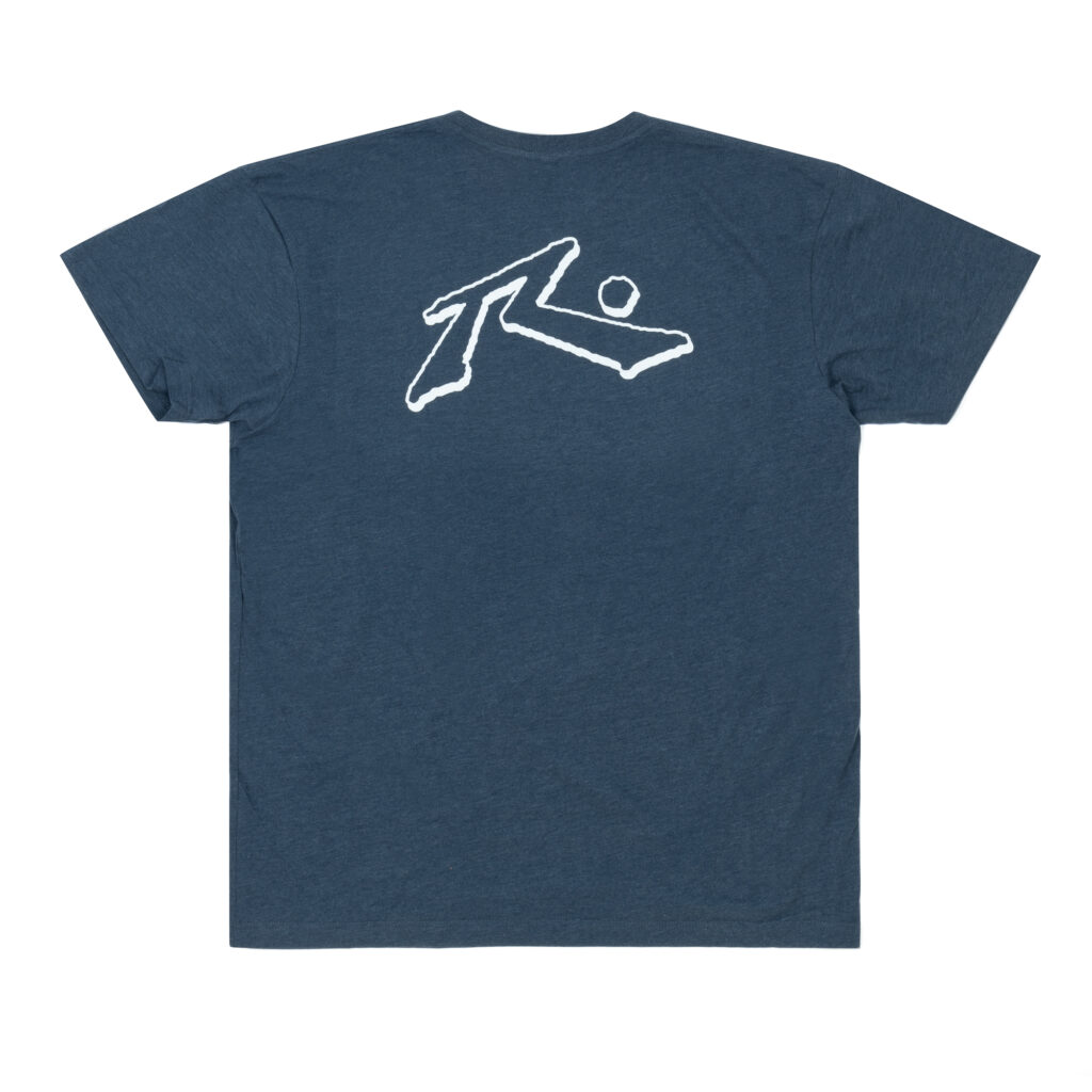 Rusty Surfboards Short Sleeve T-Shirt Heather Blue