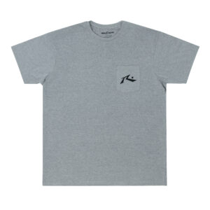 Rusty Surfboards Short Sleeve Pocket T-Shirt Heather Grey