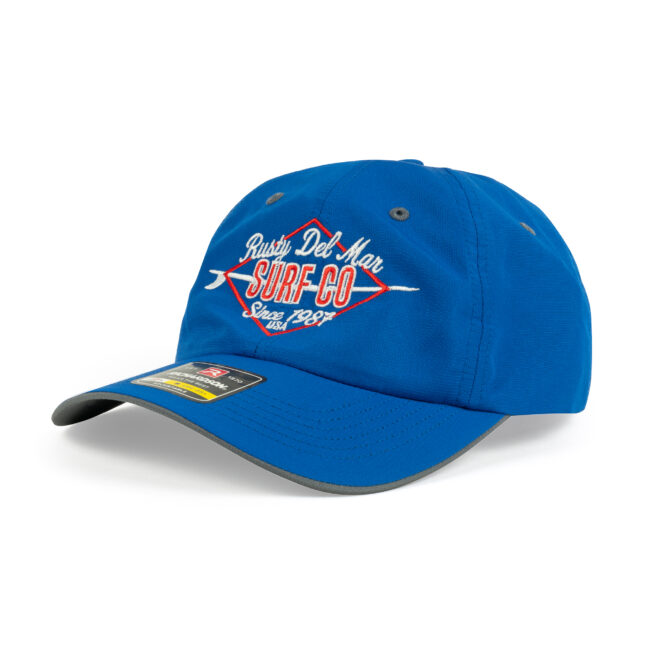 Rusty Surf Co Hat in Royal/Charcoal