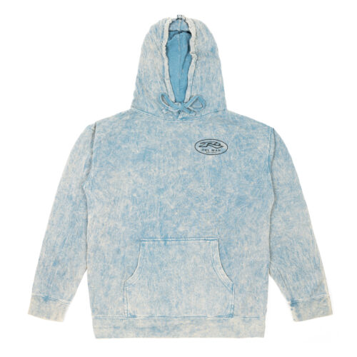 Rusty Del Mar Hooded Sweatshirt Acid Wash