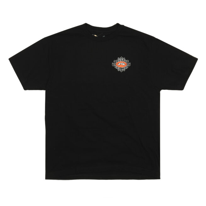 Rusty Del Mar Surf Rancho T-Shirt in Black