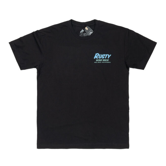Surfboard T-Shirt in Black