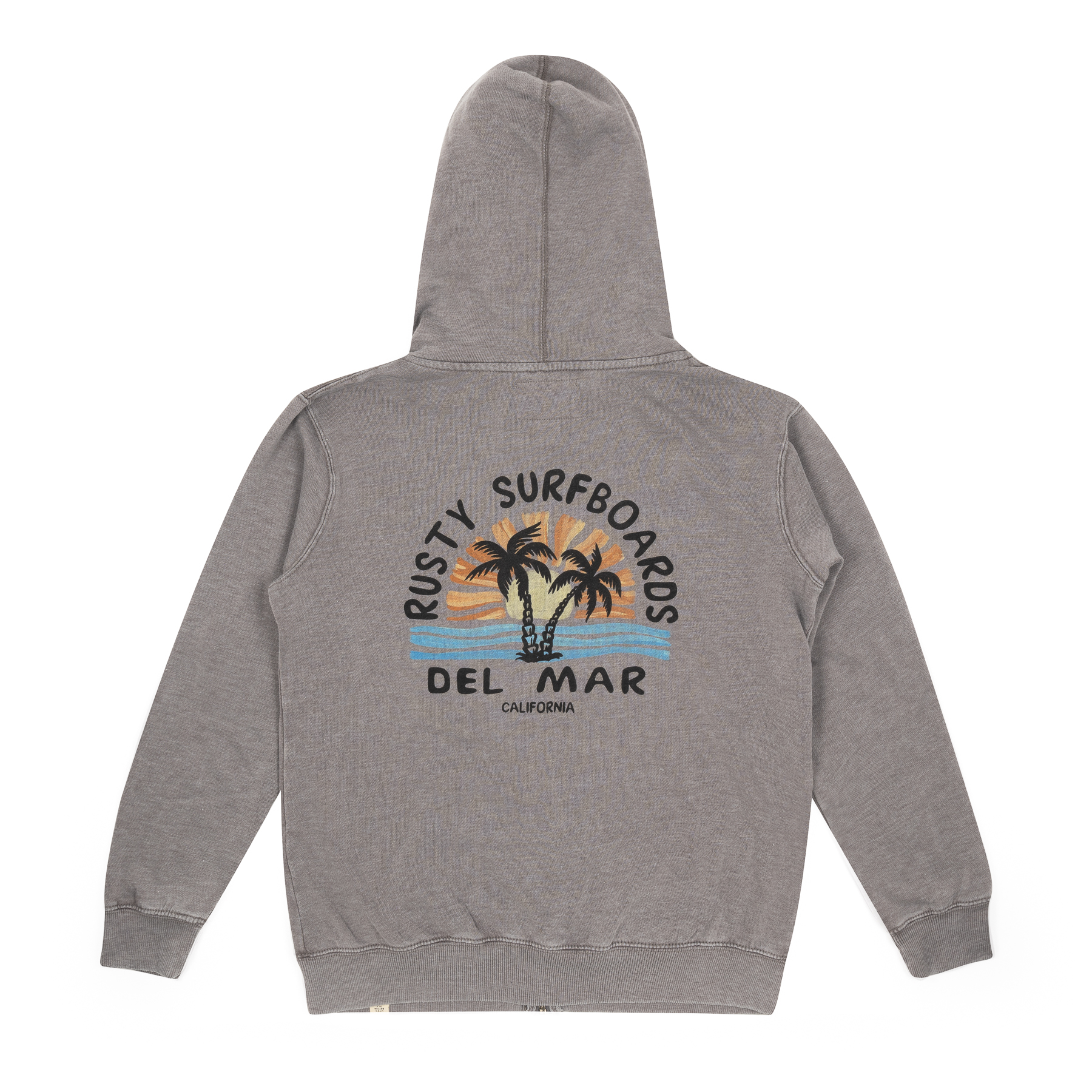 Simple Summer Palms Sun Zip Hood Rusty Del Mar