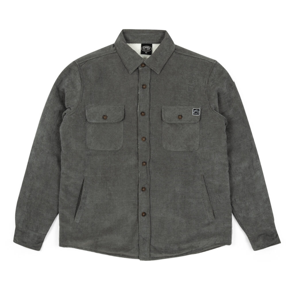 Men Corduroy Sherpa Shirt Logo - Image 5