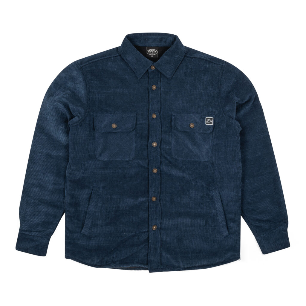 Men Corduroy Sherpa Shirt Logo - Image 3