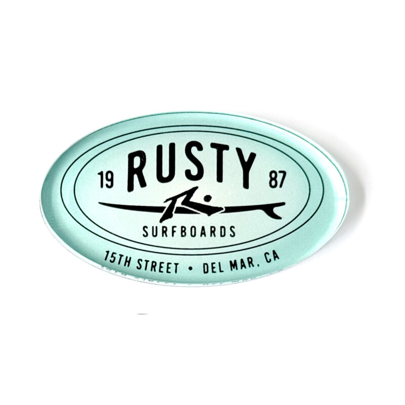 Rusty Surfboards Del Mar Magnet