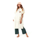 Baja Stripe Fouta Lightweight Turkish Poncho