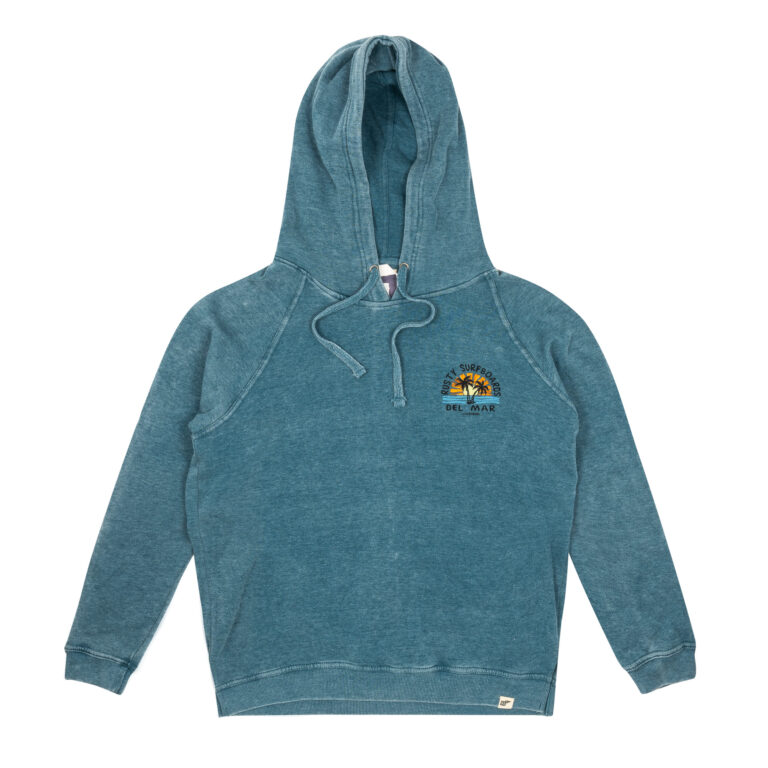 Rusty Del Mar Sun Palms Hooded Sweatshirt