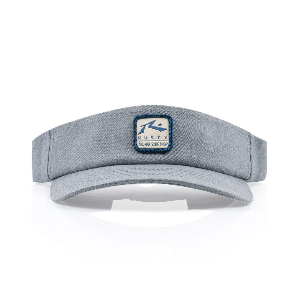 Box Navy Cream Patch Visor