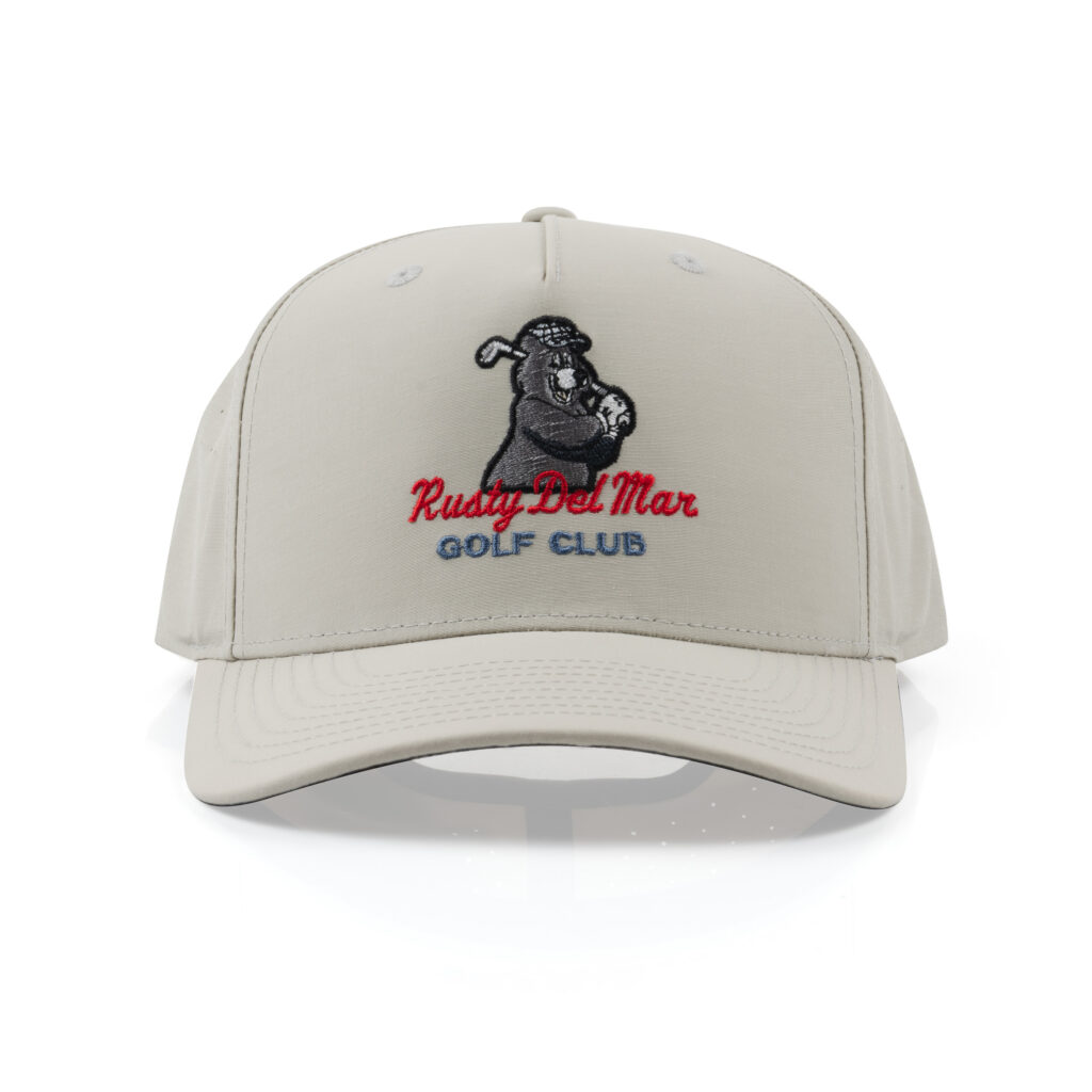 Gold Club Bear Perforated Hat