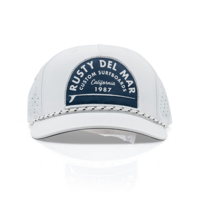 Rusty Del Mar Patch Lazer Perferated Cap